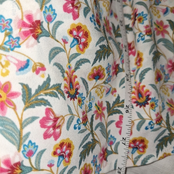 LOFT Multicolor Floral Blouse - Picture 8 of 8